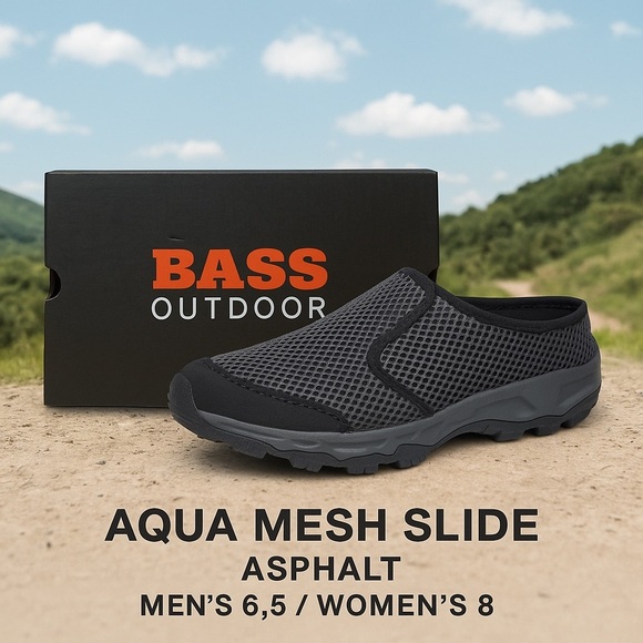 Bass Outdoor Aqua Mesh Slide Trail to Water Woman’s size 8 - Picture 1 of 6